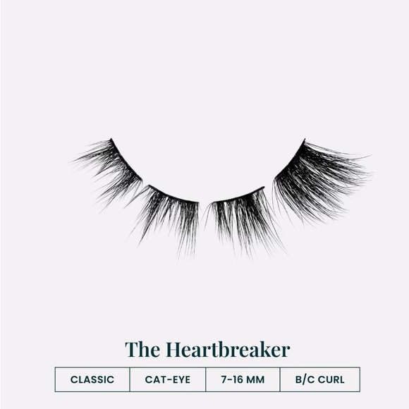The Heartbreaker Faux-Mink Underlash Clusters - Black - Picture 3 of 10